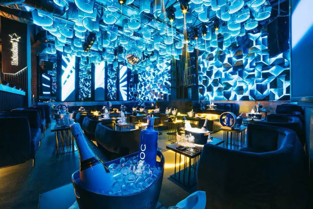 Hype Belgrade club and its most beautiful interior. This is one of the best winter clubs in Belgrade.