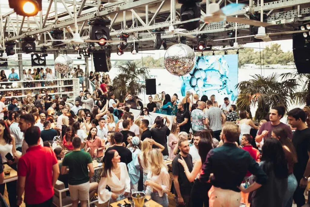 Lasta Belgrade nightclub during the Matinée party.