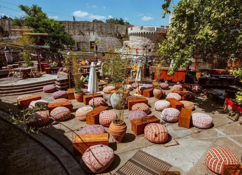 Boho bar in Belgrade.