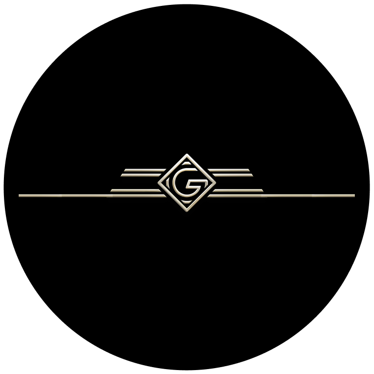 Logo of Gatsby Belgrade nightclub.