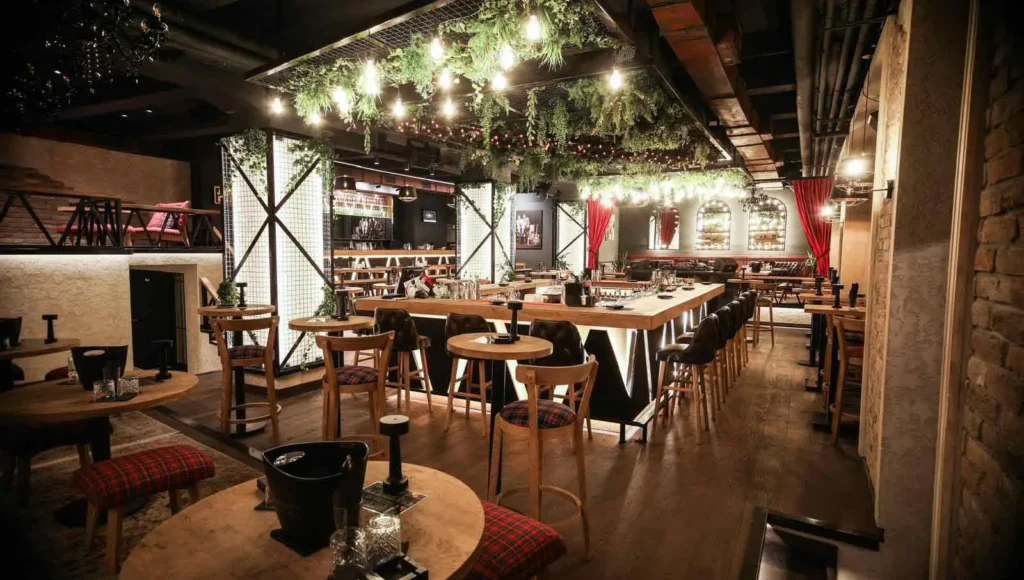 Attractive Belgrade bar.