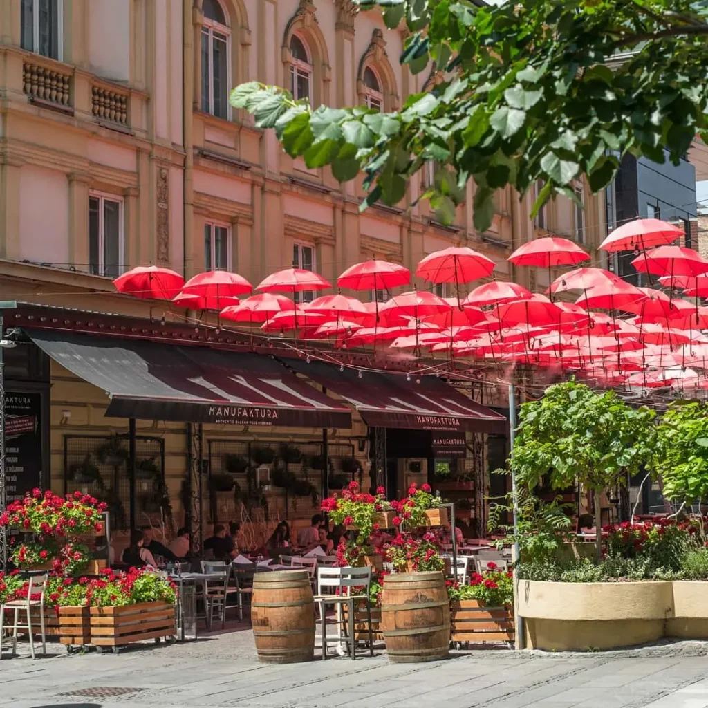 Manufaktura bar in Belgrade.