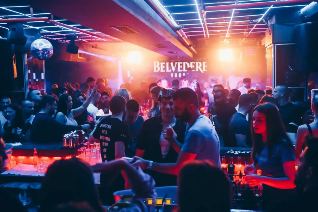 Stefan Braun Belgrade nightclub.