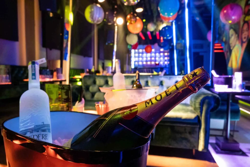 The Bank club bottle service
