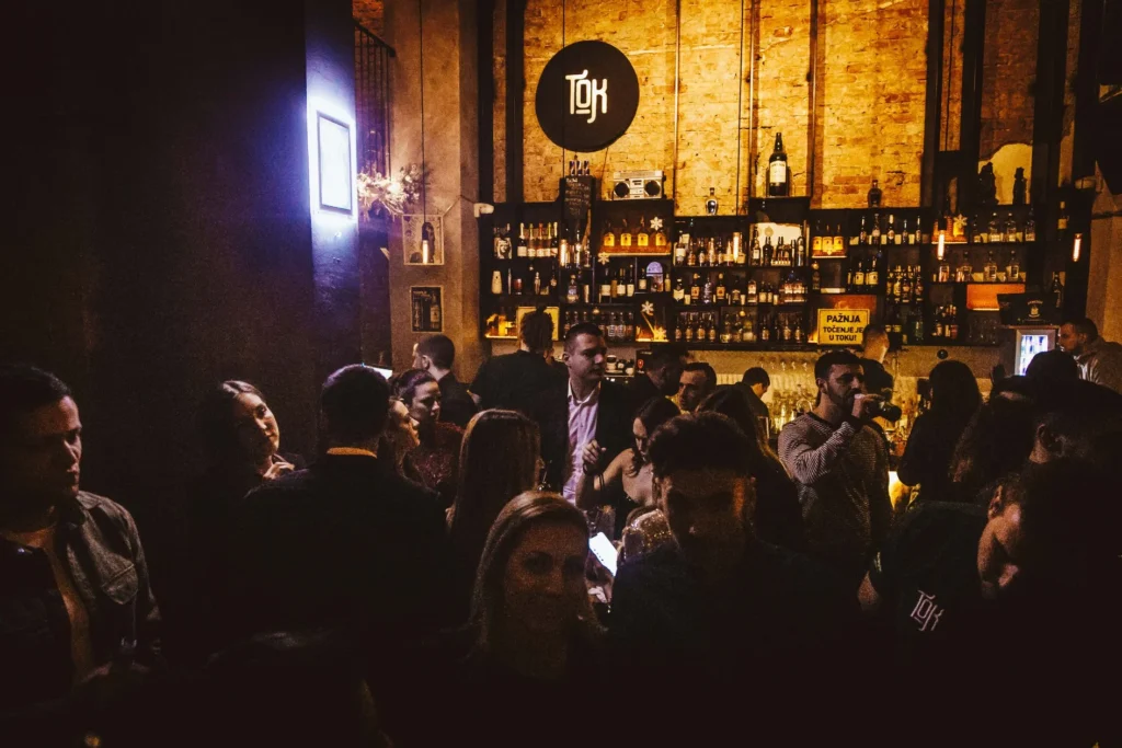 Belgrade bar Tok.