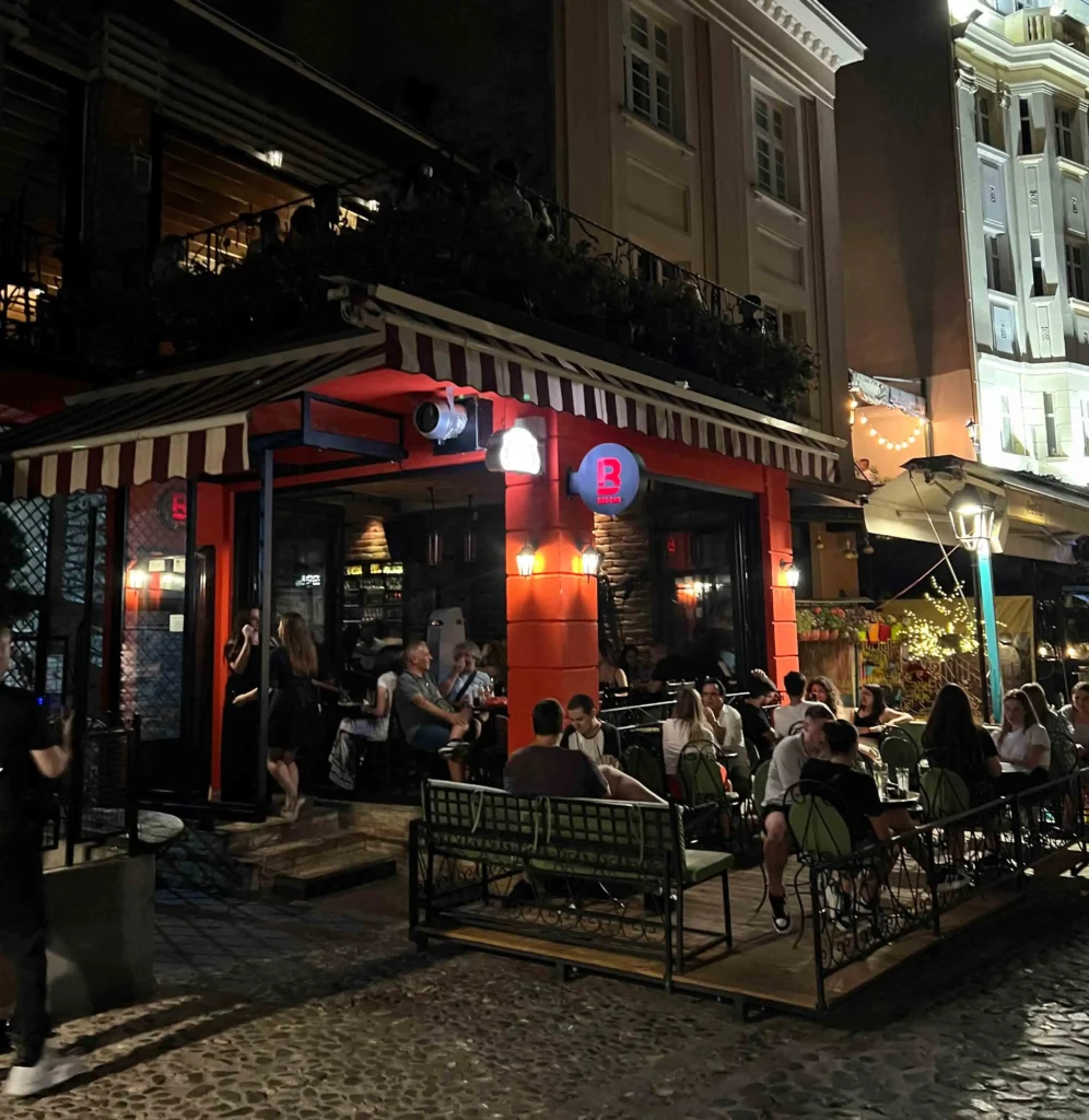 Red Bar in Skadarlija street in Belgrade.
