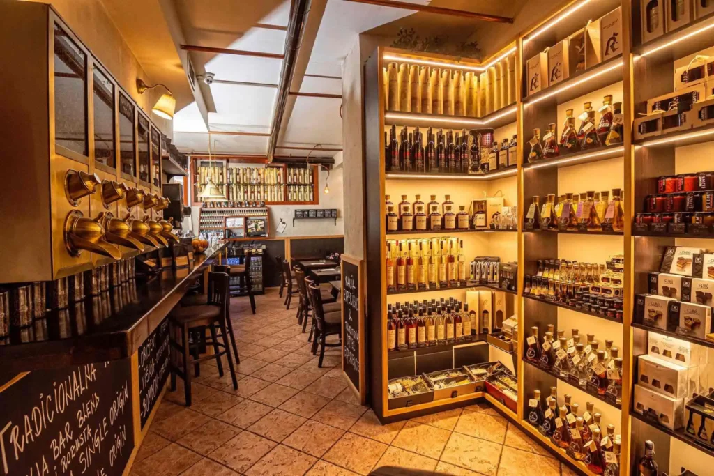 Rakia bar Belgrade.