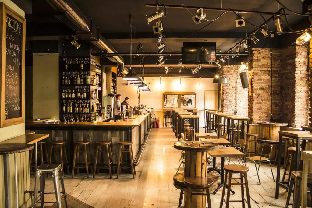 Tramvaj pub in Belgrade.