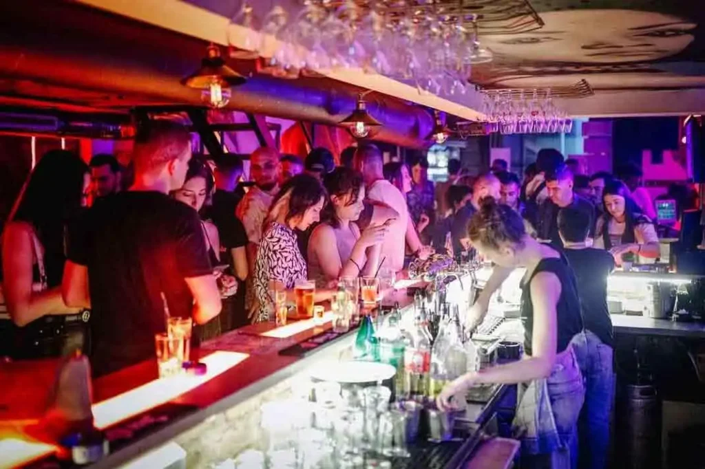 Bar in Belgrade.