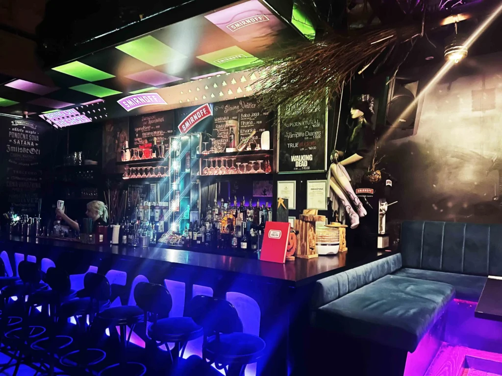 Witch bar, cocktail bar in Belgrade.