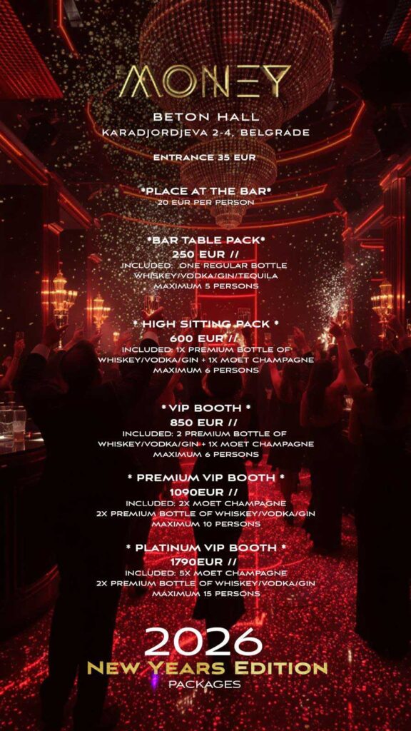 Club Money for new year. Prices and packages