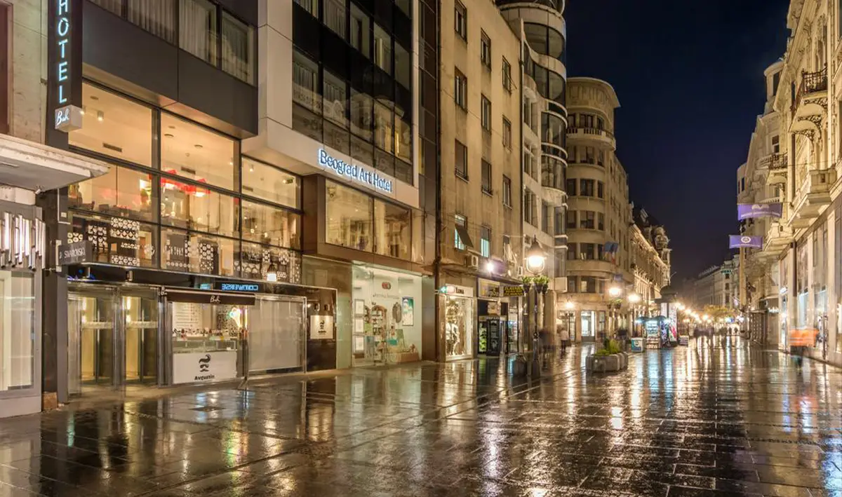 Belgrade Stari Grad area popular for bachelor party accommodation